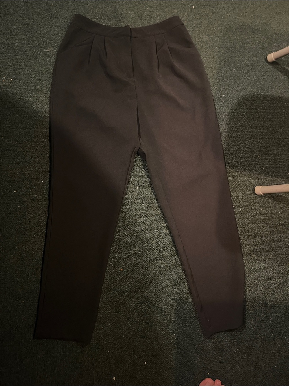Tobi Black Women's High-Waist Tapered Dress Pants